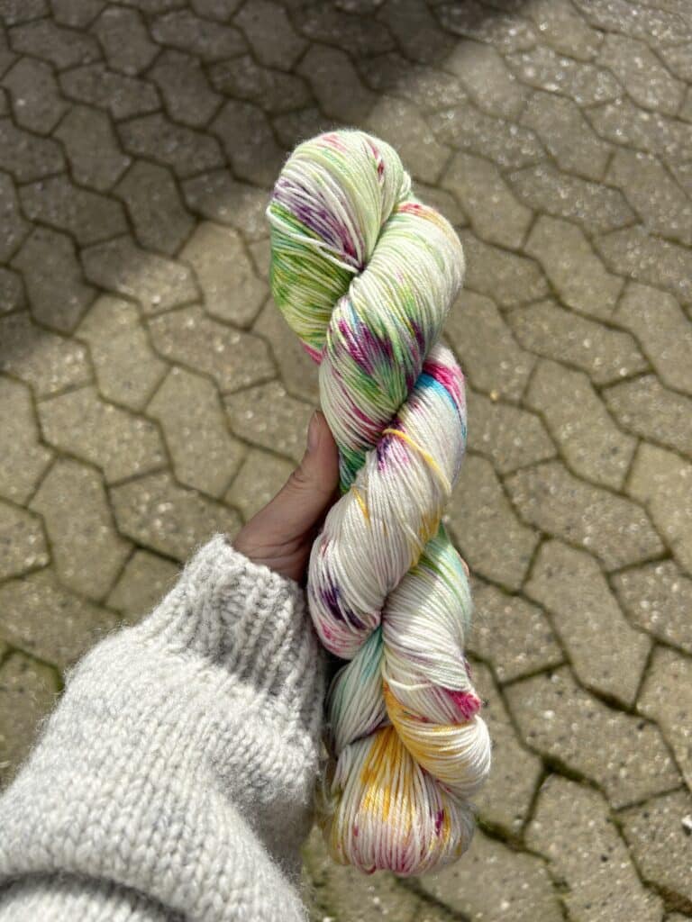 Håndfarvet Merino Garn - Krymmel