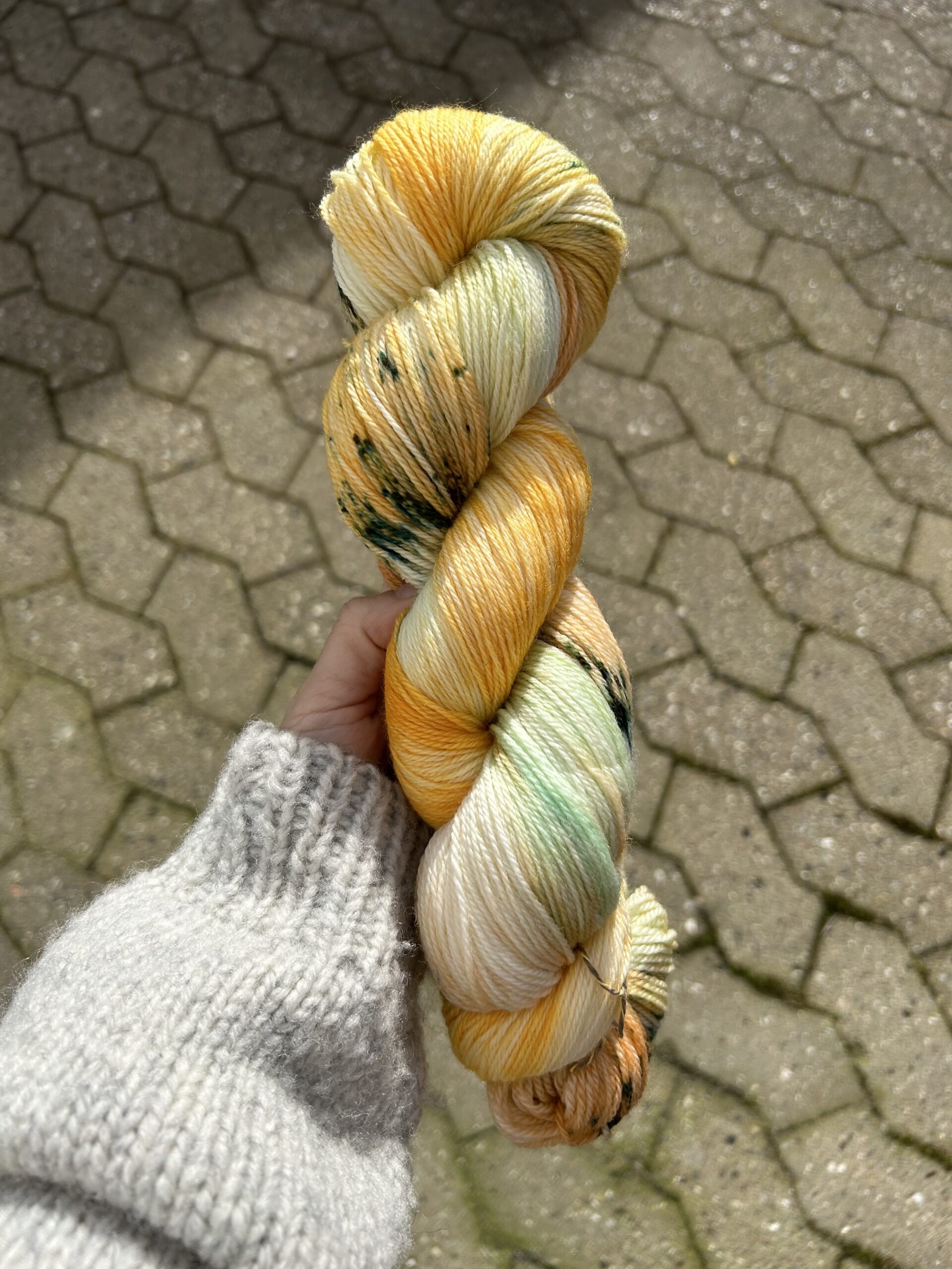Håndfarvet Merino Fine - Spring Vibes