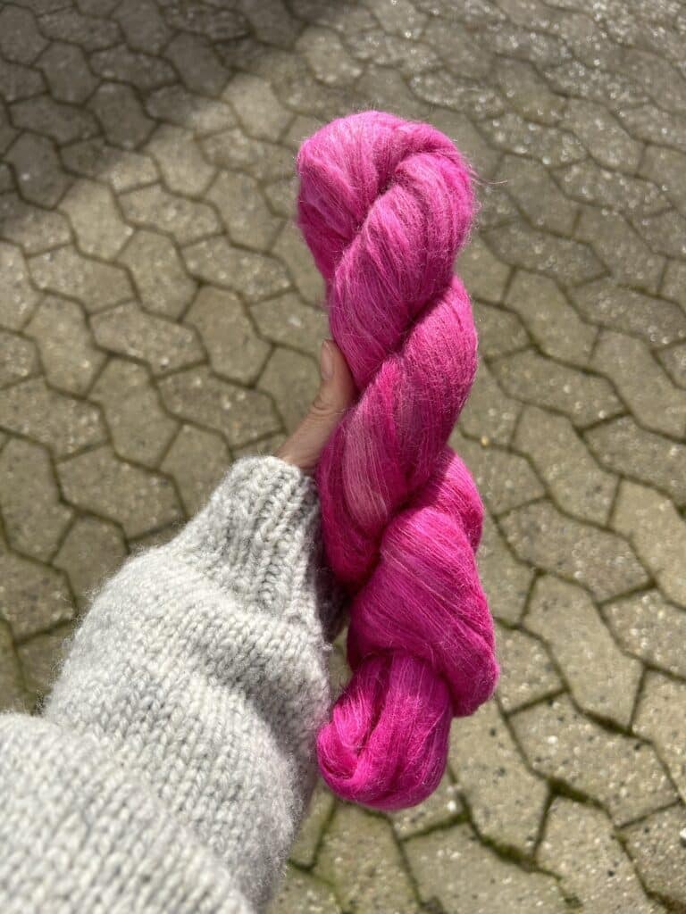 Håndfarvet Not a Mohair