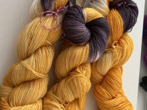 Håndfarvet Merino Garn - October