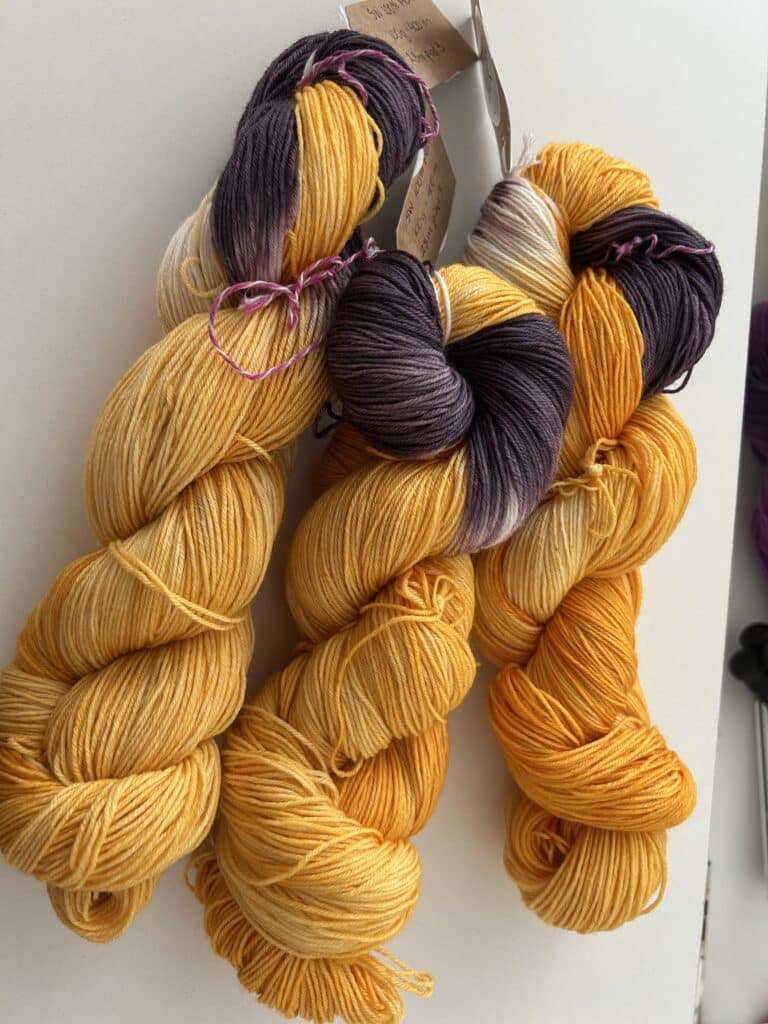 Håndfarvet Merino Garn - October